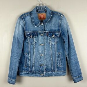 Levi’s Denim Fitted Trucker Jacket Size S